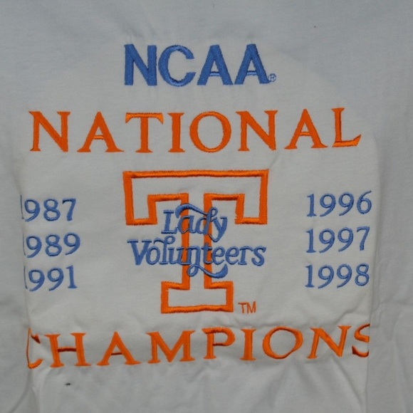Vintage 1998 Tennessee Lady Vols 6-Time National Champs T-Shirt Pat Summitt NOS - Picture 2 of 4